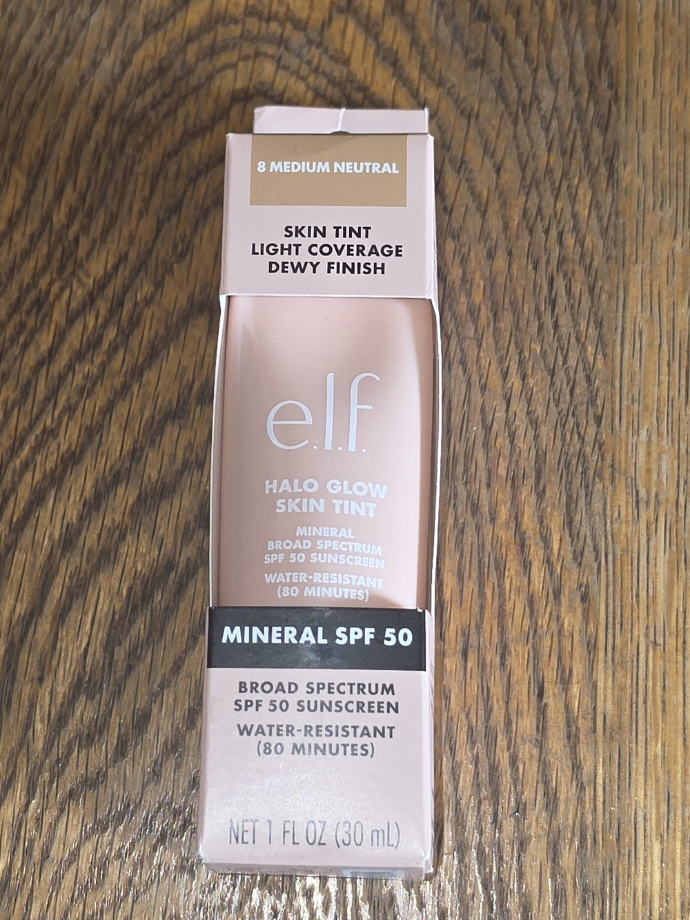 ELF Halo Glow Skin Tint - Medium Neutral (8) BNIB